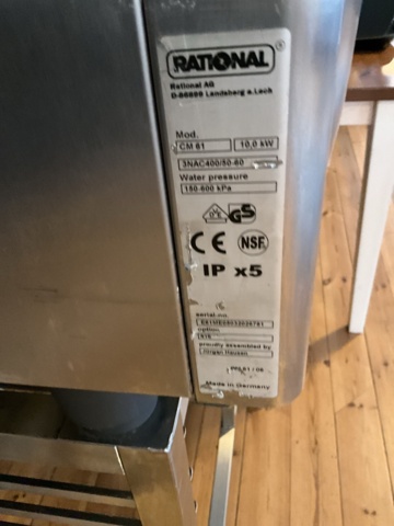 1120752-7 Rational oven Combimaster 61