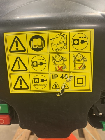 1141946-13 Concrete mixer Optimix M190 150L