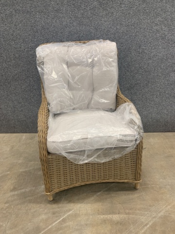 1141953-5 Armchair & footstool Cello Varberg, Beige