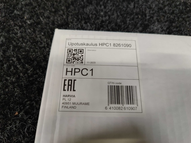 1133429-3 Recessed frame Harvia Cilindro Steel Hpc1