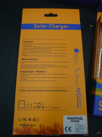 1142153-3 4 pcs power bank, 10000 mAh, flashlight - Shipping included