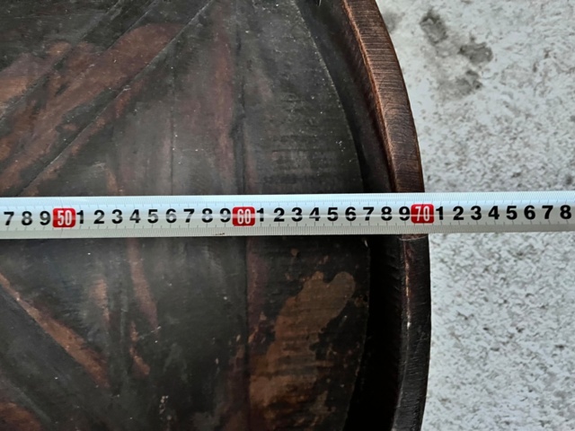 1142293-4 Antique "grinding table" from Rajasthan