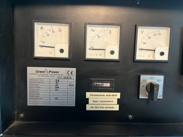 1141994-15 Electric generator Green Power GP30 (John Deere diesel)