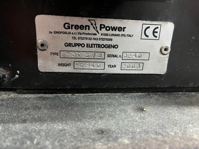 1141994-19 Electric generator Green Power GP30 (John Deere diesel)