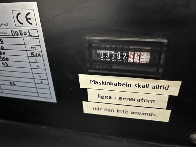 1141994-20 Electric generator Green Power GP30 (John Deere diesel)