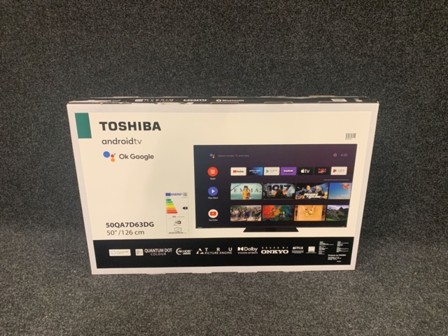 1132433-3 50" 4K QLED Android™ Smart TV with built-in Chromecast Toshiba 50QA7D63DG