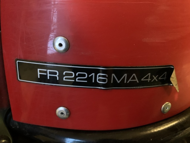 1065456-7 Riding mower Jonsered FR 2216 MA 4x4 -2020