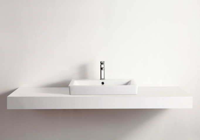 1143154-3 Bodil Porcelain washbasin for countertop or wall - SW724