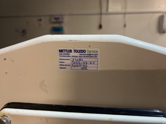 1117544-2 Metal detector Mettler Toledo Safeline Signature
