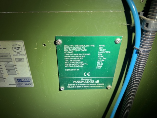 1117601-5 Steam boiler for Large Grill Lina - Force Technology PP150