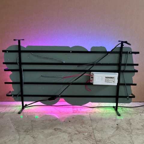 1146078-4 New neon sign Back To The 50s 82x40 cm