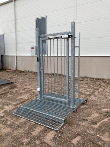 1088389-2 Mobile pedestrian gate Demex ink ID06 Gate package