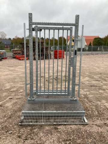 1088389-6 Mobile pedestrian gate Demex ink ID06 Gate package