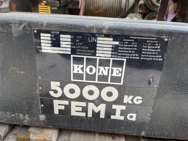 1131785-15 Travers 5T, Kone 2237B