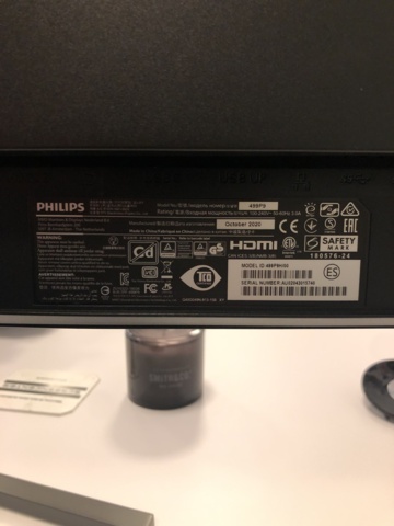1035345-6 Philips Brilliance 499P9H Curved. Year 2020
