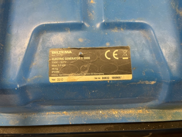 1051571-4 Power plant - Biltema G 3000