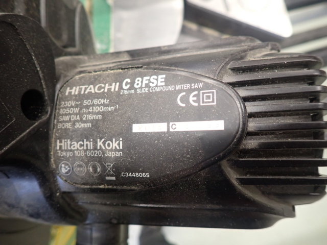 1031517-3 Miter saw Hitachi C 8FSE with table