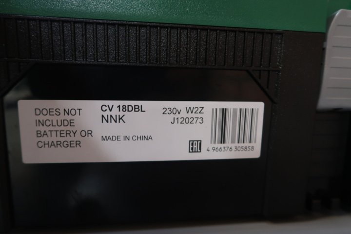 1148696-3 Multitool Hitachi CV18DBL