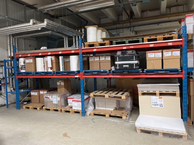 1131840-2 Pallet rack with Extendable levels - 2 Sections