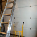 1129852-3 Extension ladder and magazine trolley