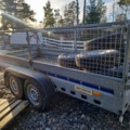 992257-9 Wiola Släpkärra med Galler sidor