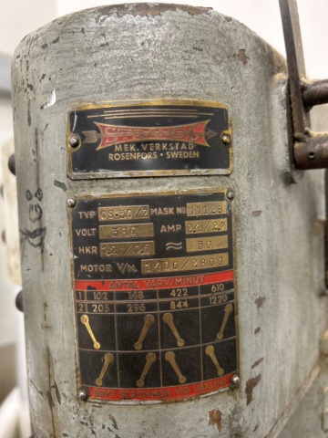 1143905-5 Column drilling machine Strands CS30/2