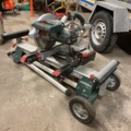 1078602-2 Metabo KGS 254 M Cut & Miter Saw incl. rolling stand KSU 251