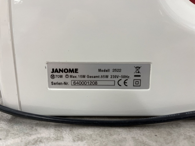 1148360-8 2 sewing machines Janome Easy Jeans 22