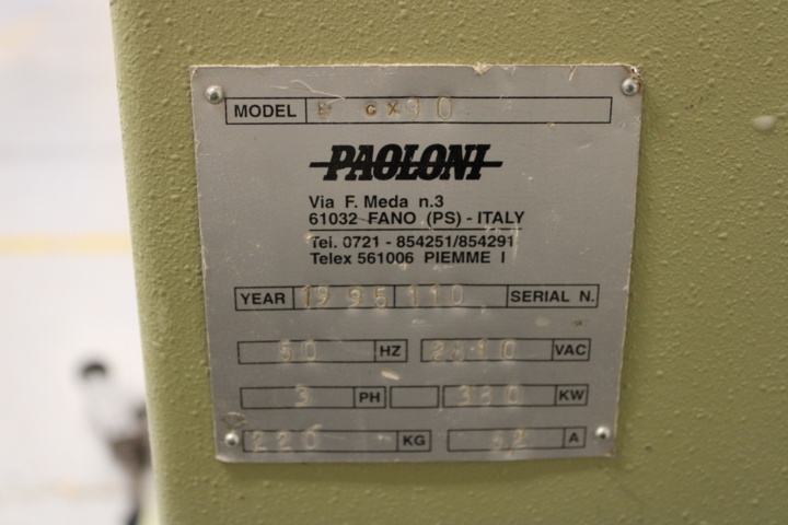 1148043-4 Long hole drill Paoloni XC 90