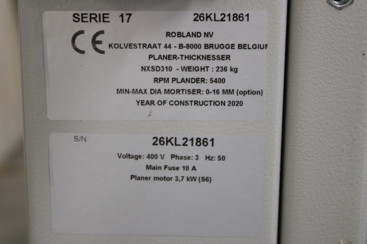 1148083-5 Planer Robland NXSD 310