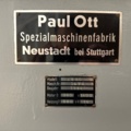 1148480-3 Paul Ott press machine