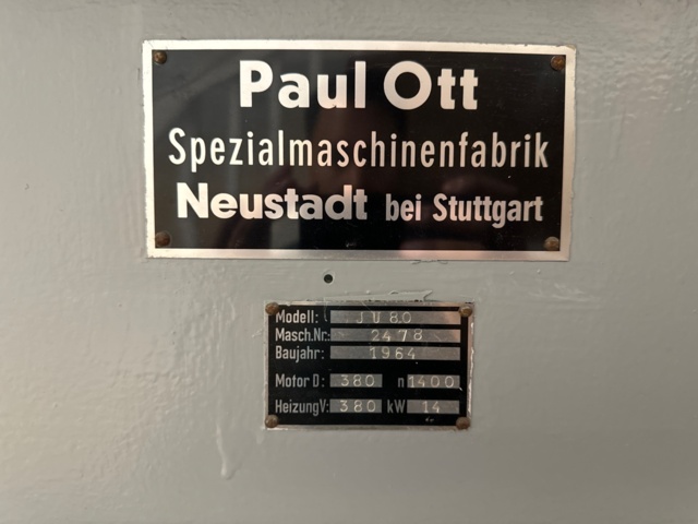 1148480-3 Paul Ott press machine