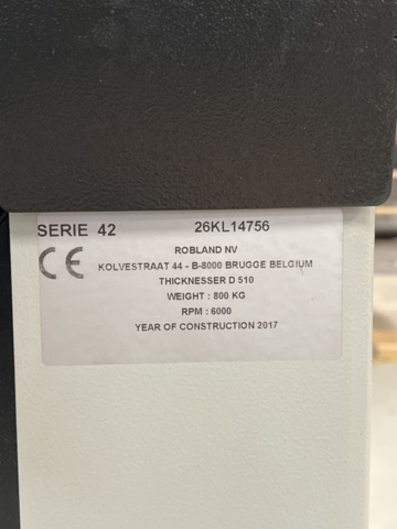 1148443-7 Planer Robland D 510