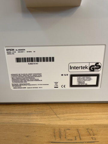 1148559-9 Printer Epson AL-M300DN with Toners & Cartridges