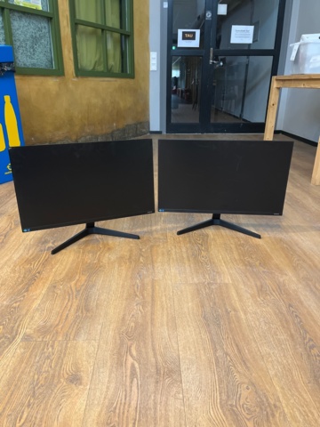 1148560-1 2 computer monitors 27" Samsung F27T370FWR