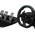 1097296-2 Racing wheel with pedals, Logitech G923 Driving Force Racing Wheel for PS4/PS5 and PC