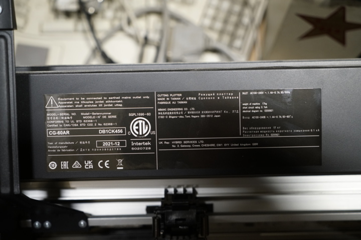 1030308-6 Foil cutter Mimaki CG-60AR