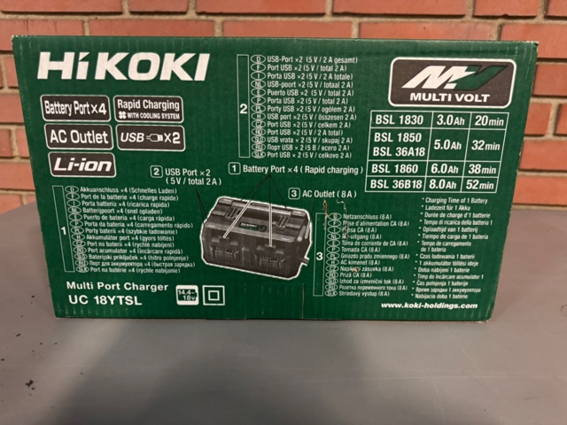 1149466-3 Battery charger HiKOKI UC18YTSL Multiport