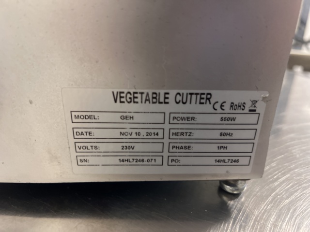 1051667-5 Vegetable cutter GGM Gastro GEH - 2014