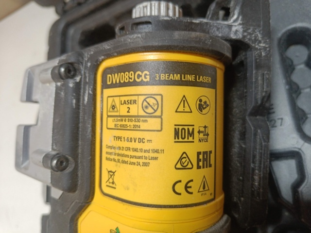 1129856-4 Multilinje Laser Dewalt DW089CG