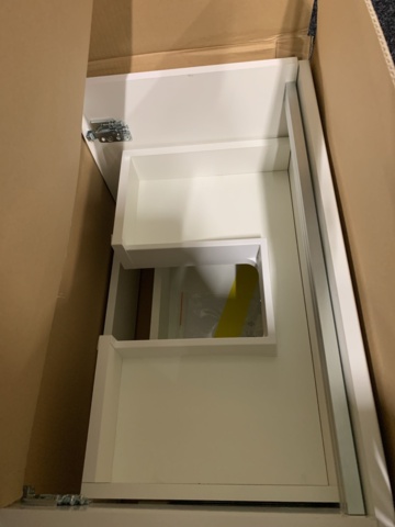 1149680-5 Tvättställsskåp Cello Wave vit 59cm