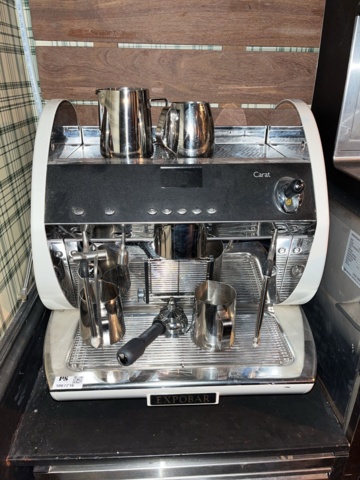 1067216-1 Espresso machine Expobar Carat White