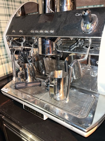 1067216-3 Espresso machine Expobar Carat White