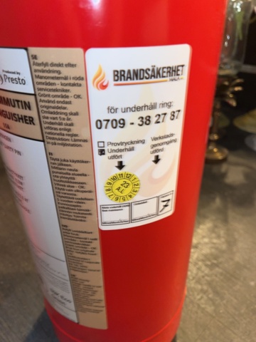 1067250-5 Fire extinguisher 2 pcs - Presto