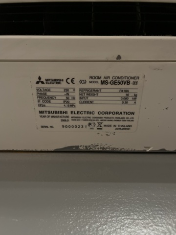 1067254-3 Air source heat pump - Mitsubishi MS-GE50VB