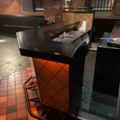 1067255-1 Bar counter with sink and shelves for dismantling
