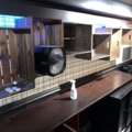 1067255-8 Bar counter with sink and shelves for dismantling