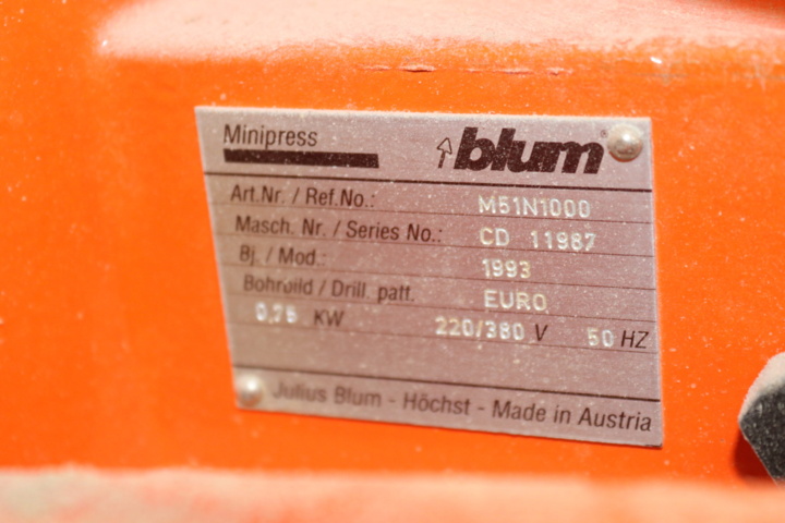 999119-6 Blum Minipress MSP