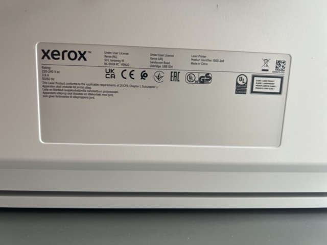 1116999-4 Printer Xerox C230