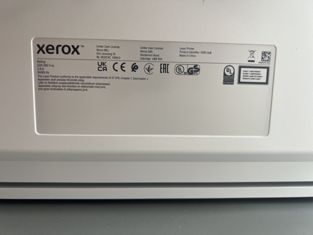 1116999-5 Printer Xerox C230